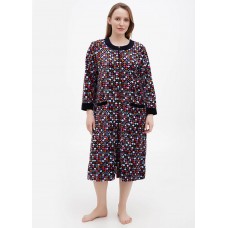 Халат Wild love XL,2XL,3XL,4XL  велюр 21506
